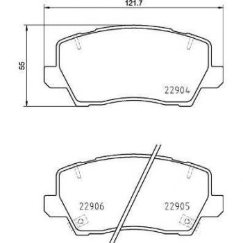 Pastillas de freno BREMBO P 30 114