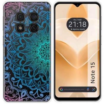 Funda Silicona Transparente Mandala para Ulefone Note 15