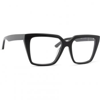 Balenciaga BB0130O 001 53 Stylish Optical Glasses, Black, Female, Size: 53 MM