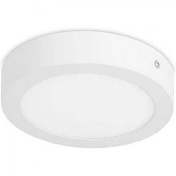 Plafón LED redondo blanco mate 22W 3000K Ø300mm