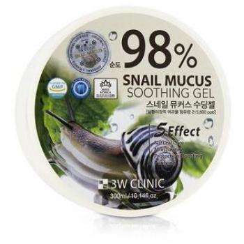 3W Clinic 98% Snail Mucus Soothing Gel 300ml/10.14oz