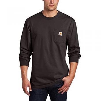 Carhartt Long Sleeve Pocket Work Shirt - Black - XL