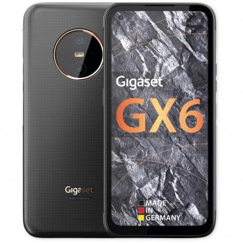 Gigaset GX6 128GB Negro - Smartphone 5G con pantalla OLED de 6.6, Android 12, cámara dual de 50MP y batería de 5000 mAh