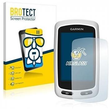 BROTECT Protector Pantalla Cristal Híbrido Compatible con Garmin Edge Touring Plus Protector Vidrio - [Dureza 9H, Anti-arañazos]