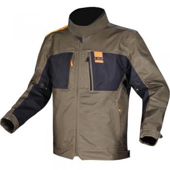 Chaqueta LS2 Titanium - Protección Resistente - Diseño Moderno, Chaqueta textil de moto impermeable - Verde Azul (M), Chaqueta Moto Impermeable Hombre TITANIUM Green Blue H-V Orange, M