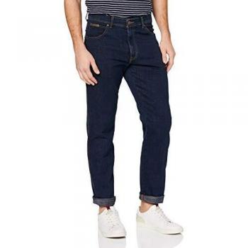 Wrangler Texas Low Slim Jeans in Cross Game - Men's Blue Denim 32W/32L
