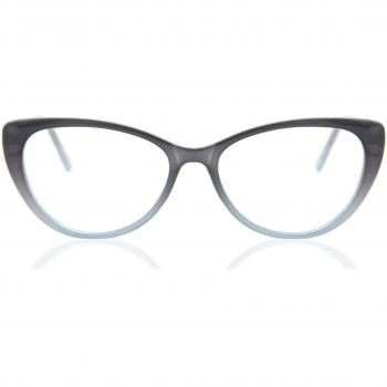 Cat Eye Armazón Completo Plástico Grises Gafas Recetadas para Mujer - Gafas Anti-Azules - SmartBuy Collection