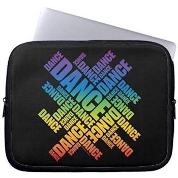 Electronics bolsa neopreno portátil mangas 160513 - 5 Typographic Dance Spectrums 13-13.8 inches