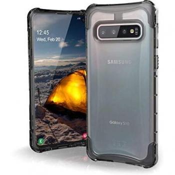 Urban armor gear plyo para samsung galaxy s10 funda con estandar militar estadounidense compatible con induccion transparente