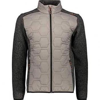 CMP Campagnolo Giacca Montagna Uomo - Grigio - Tessuto Tecnico - Taglia S