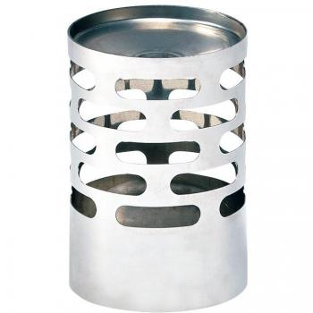Terminal de Salida ALA AETERNUM en Acero Inoxidable AISI 316L para Estufas de Pellets con Sistema Antiviento y Diámetro de Ø 80 mm