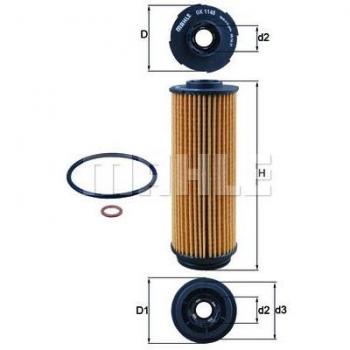 Mahle OX 1146D - Filtro de aceite