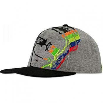 Valentino Rossi Vr46 Classic-Dottorino, cap Hombre, Gris Melange, Un tamaño