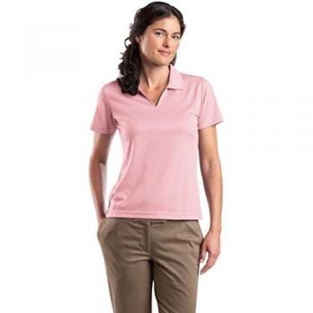 Sport-Tek Dri de malla de la mujer V cuello Polo para mujer