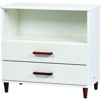 Bambino White Freestanding Drawer Unit with Two Drawers