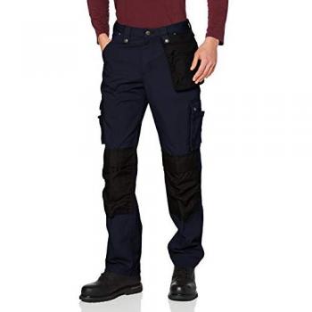 Carhartt Pantalones Multi Pocket Ripstop para Hombre, Azul Marino, Talla 40W/28L