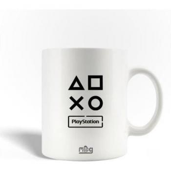 Taza de Cerámica con Logo de Consola de Videojuegos PlayStation