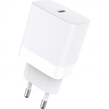 Cargador de pared blanco Inves LT-151L15 + cable USB-C a Lightning 1,5 m