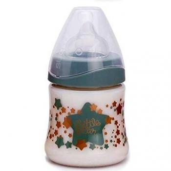 Suavinex alta costura de cuello de botella Largo 3p silicona 150ml Boy