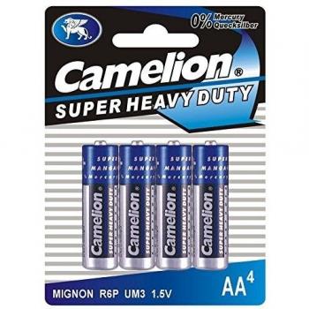 Baterías AA Mignon Super Heavy Duty Camelion (Pack de 4)