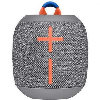 Ultimate Ears Wonderboom 2 Altavoz Inalámbrico, Graves Profundos, Sonido Envolvente de 360°, Impermeable, Conexión de 2 Altavoces para Sonido Potente, Batería de 13 h - Gris