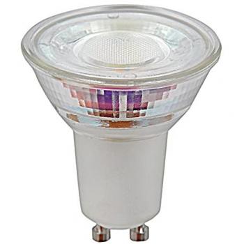 Bombilla LED Dicroica GU10 9W 4000K de Cristal