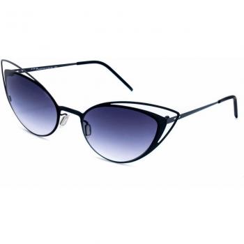 Italia Independent Women's Sunglasses 0218-009-000 Black Metal Category 2 Protection One Size