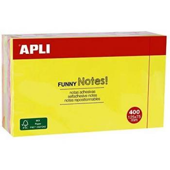 Apli 13438 Notes Cubo Col Brillante, 125 X 75