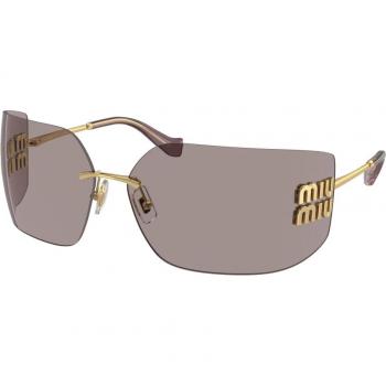 Miu Miu MU54YS 5AK06I Women's Aviator Sunglasses Gold
