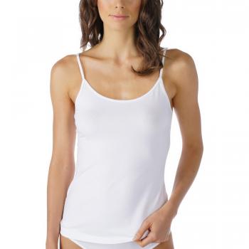 Mey Cotton Pure Women's Spaghetti Strap Top, White, Size 38, Breathable Single Jersey Blend