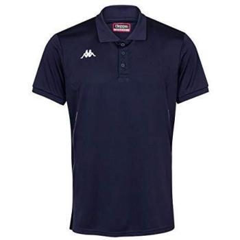 Kappa Faedis Polo Tenis, Hombre, Azul Marino, L