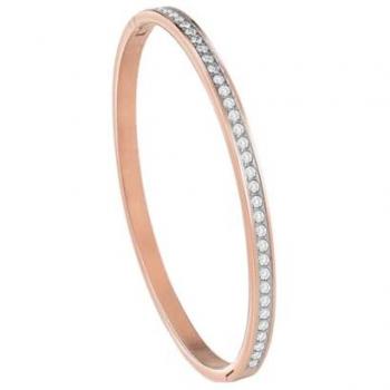 Pulsera de Mujer Guess My Day en Bronce Macizo con Cristales Coloridos y Acabado en Oro Rosa