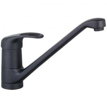 Grifo mezclador SCHÜTTE para fregadero en negro mate