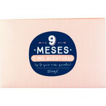 Mr. Wonderful - Álbum, diseño 9 meses y mil aventuras, color salmón y azul