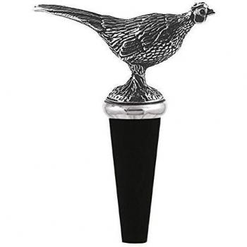 English Pewter Company BOT208 - Tapn para Botellas, diseo de faisn