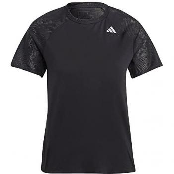 adidas Adizero Camiseta de Running para Mujeres - Manga Corta - Color Negro - Talla S