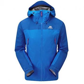 Mountain Equipment Saltoro Men's Lightweight Functional Gore-Tex® Hardshell Jacket - Color Block / Blue / Size: XXL