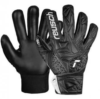 Guantes de Portero Junior Reusch Attrakt Starter con Soporte para Dedos - Negro