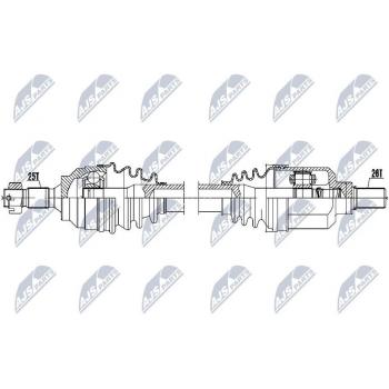 Árbol de Transmisión NTY NPW-CT-053 Antriebswelle