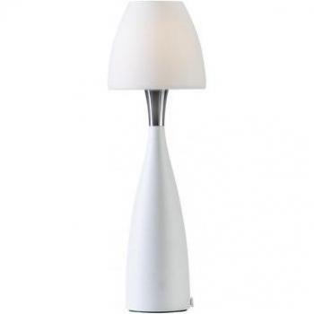 Lámpara de mesa ANEMON, tipo: lámpara de mesa pequeña, material: metal y vidrio, diseño: ópalo, diámetro: 12,5 cm, tipo de bombilla: G9