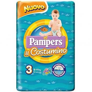 Pampers Traje de Baño Midi 12uds