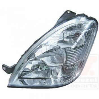 Faro Delantero Izquierdo ABAKUS 663-1107L-LD-EM para IVECO Daily (2006-2011) con H1 y H7, sin Fendinebbia