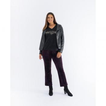 Leggin de mujer de terciopelo ligeramente acampanado October