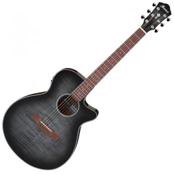 Ibanez AEG70 Electro-Acoustic Folk Guitar - Transparent Charcoal Burst High Gloss