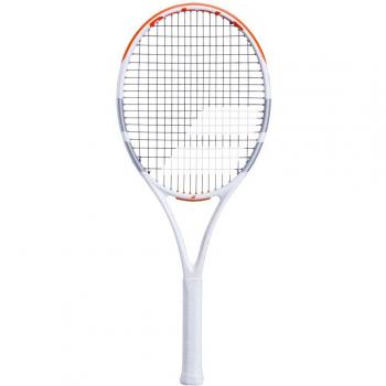 Babolat Evo Strike Raqueta de Tenis con marco ligero, tecnología de absorción de vibraciones, diseño aerodinámico y patrón de encordado 16x19