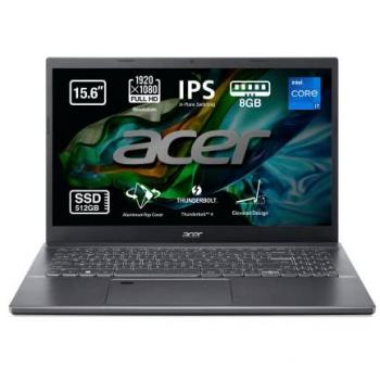 Acer Aspire 5 A515-57-76BV - Notebook 15.6 Full HD IPS, Intel Core i7-1255U, 8 GB RAM, 512 GB SSD, Intel Iris Xe Graphics, Teclado