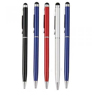 5X 2 en 1 Colores Lápiz Puntero Pantalla Bolígrafo para iPad iPhone iPod