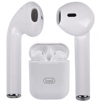 Auriculares Inalámbricos Bluetooth Trevi HMP 1222 Air Blanco, tipo: Dentro de oído, características: Mini auriculares deportivos, funcionalidad para llamadas y música