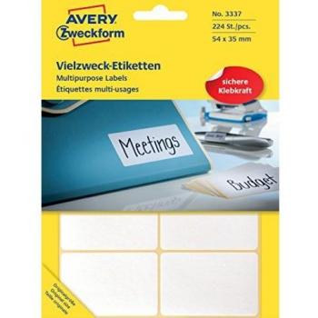Zweckform 3337 VE224 - Etiquetas Adhesivas