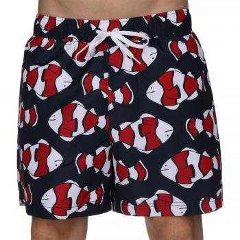 Tommy Hilfiger Fish Print Medium Drawstring Bañador Tango Red